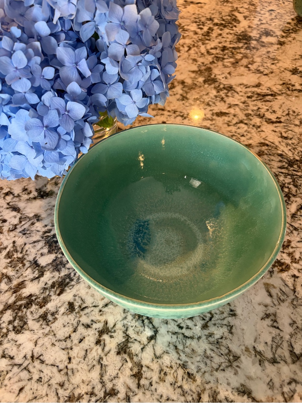 Handmade Green Ceramic Bowl